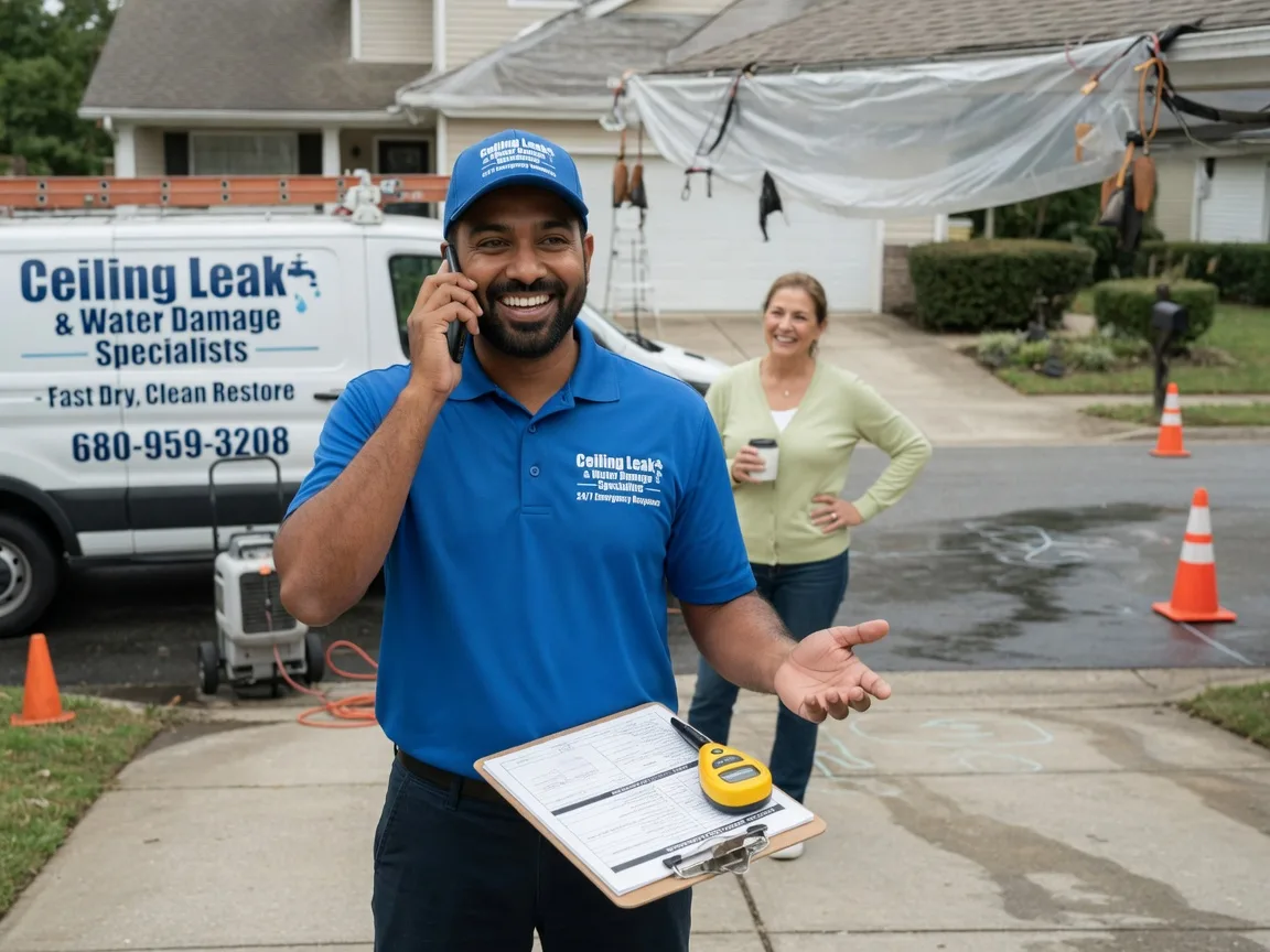 Ceiling Leak Cleanup Goreville, IL FAQs